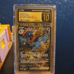CGC 10 PRISTINE Greninja ex 2024 Black Star Promos 132 Pokemon Card - Image 1