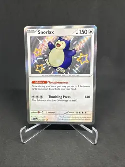 Pokemon TCG Snorlax Baby Shiny Vault Rare Holo Card 202/091 S&V Paldean Fates - Image 1