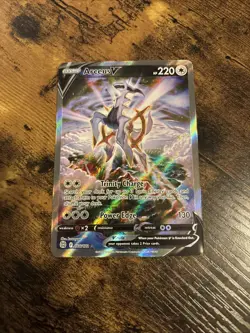 Arceus V - 166/172 - Pokemon Brilliant Stars Sword Shield Alternate Art Card NM - Image 3