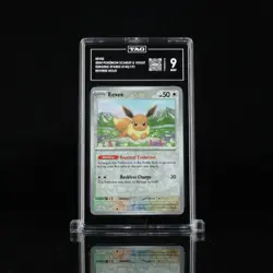Eevee 143/191 Reverse Holo Surging Sparks SSP Pokemon Card TAG 9 - Image 1