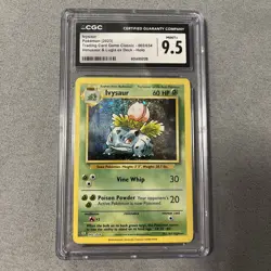 Ivysaur 002/034 CLV Holo Pokemon Trading Card Game Classic Eng. CGC 9.5 Mint+ - Image 1