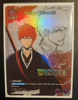 Union Arena Limited Edition Ichigo Winner SUPER PRE-RELEASE Trading Card NM - Image 1