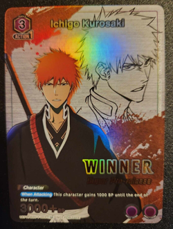 Union Arena Limited Edition Ichigo Winner SUPER PRE-RELEASE Trading Card NM - Image 2
