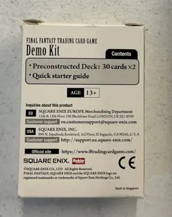 Final Fantasy Trading Card Game Demo Kit New Sealed -- S2G -- - Image 2