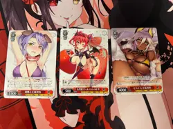 Weiss Schwarz Sst/W62-057 Mio Naruse Zest Kurumi The Testament of Sister 3 Cards - Image 1