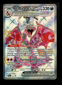 Charizard ex 074 Black Star Promo 2024 Full Art Pokemon Card TCG - Image 1