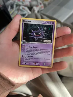 Pokemon Legend Maker Haunter Card 35/92 Stamped Reverse Holo 2006 - Image 2