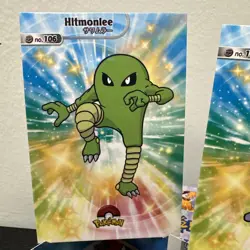 Hitmonlee Hitmonchan Holo Pokemon 2024 Card Database Shiny Set of 2 - Image 2