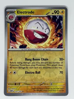 Electrode Reverse Holo 101/165 Scarlet & Violet 151 Pokemon Card NM - Image 1