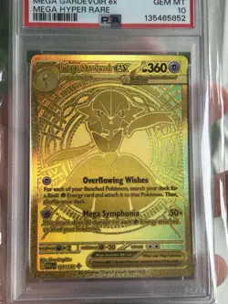 Pokemon TCG Mega Gardevoir EX Holo Gold Card 187/132 Mega Evolution PSA 10 - Image 2