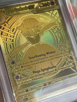Pokemon TCG Mega Gardevoir EX Holo Gold Card 187/132 Mega Evolution PSA 10 - Image 3