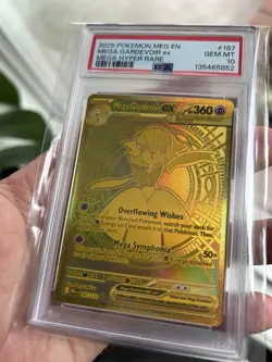 Pokemon TCG Mega Gardevoir EX Holo Gold Card 187/132 Mega Evolution PSA 10 - Image 4