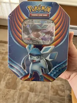 Pokemon Trading Card Game: Glaceon GX Evolution Celebration Tin 2018 NEW/SEALED 820650804090 - Image 1