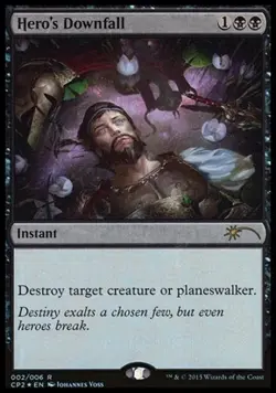MTG - Hero's Downfall - Foil - Clash Pack Promo - Magic the Gathering - Image 1