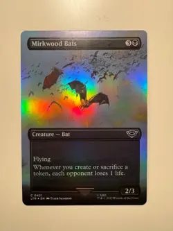 Magic MTG • Mirkwood Bats (Borderless) • LOTR 421 • C Foil • ENG • MINT - Image 1