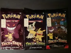 Trick or trade pokemon pack Lot Of 3 Years 2022-23-24. - Image 1
