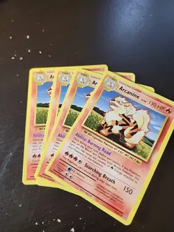 Pokemon TCG 4x Arcanine XY Evolutions 18/108 Regular Rare NM p34 - Image 1
