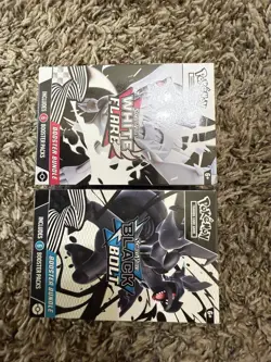 Pokemon TCG Black Bolt, And White Flare Booster Bundles Factory Sealed ￼ - Image 1