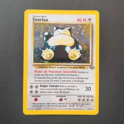 Pokemon TCG Karte Relaxo Snorlax WOTC 11/64 Rare Holo Dschungel Spanish Spanisch - Image 3
