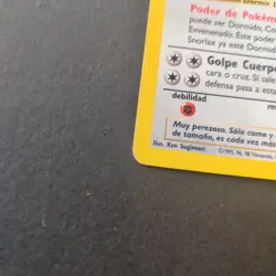 Pokemon TCG Karte Relaxo Snorlax WOTC 11/64 Rare Holo Dschungel Spanish Spanisch - Image 4