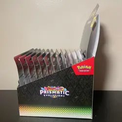 Pokemon Prismatic Evolutions Tech Sticker Collection Case 36 Packs Total - Image 2