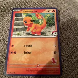 Pokemon Charmander Stamped My First Battle Blue Border NM/MT - Image 1