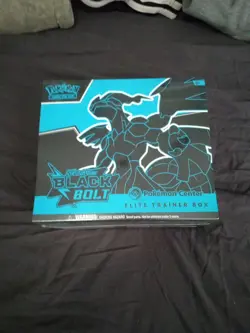 Pokemon Center Black Bolt ETB Scarlet and Violet Sealed MINT w/ Plastic Shell - Image 1