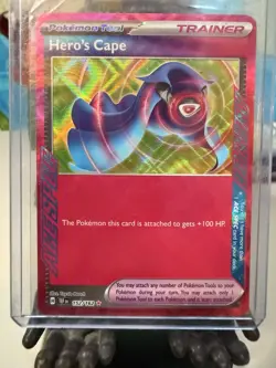 Hero’s Cape 152/162 - Pokemon Temporal Forces NM Ace Spec Trainer Pack Fresh - Image 1