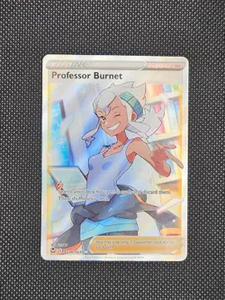 Pokemon TCG Professor Burnett TG26/TG30 Silver Tempest Sword & Shield Trainer - Image 1