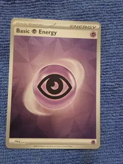 Pokemon Prismatic Evolutions - Basic Energy Psychic 013 - Reverse Holo - Image 1