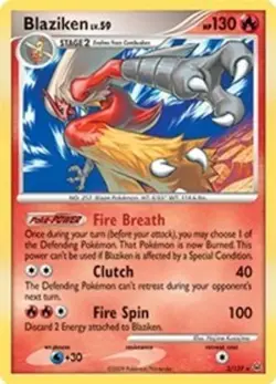 Blaziken (#3/127) - Reverse Holofoil DP - Platinum MP Pokemon - Image 1