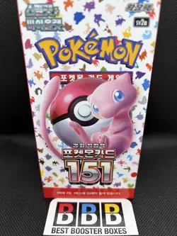 UK SELLER Pokemon Korean 151 Booster Box (20 Packs) - New & Sealed - Image 1