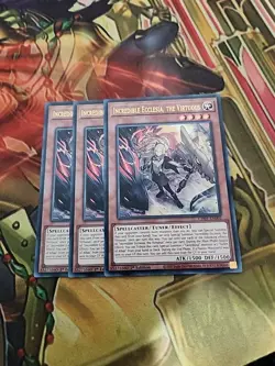 3X Incredible Ecclesia, the Virtuous - CH01-EN002 Ultra Rare 1ST ED NM Yugioh - Image 1