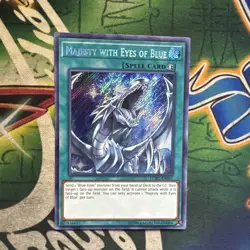 Yugioh! Majesty With Eyes of Blue LCKC-EN031 Secret Rare Unlimited NM - Image 1