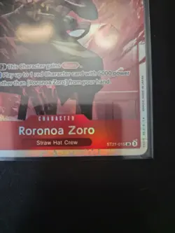 One Piece CCG Roronoa Zoro Alternate Art - Image 3
