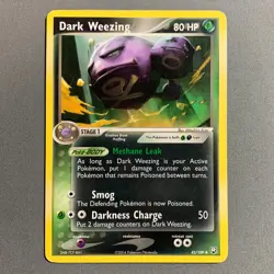 Dark Weezing 42/109 EX Team Rocket Returns Regular Uncommon Pokemon Card Engl LP - Image 1
