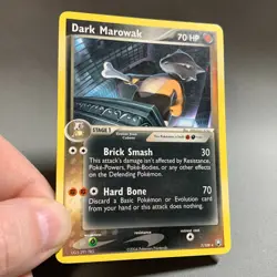 Dark Marowak 7/109 EX Team Rocket Returns Regular Non-Holo RARE Pokemon Card LP - Image 3