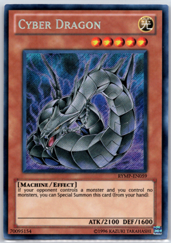 Yugioh Cyber Dragon RYMP-EN059 Unlimited Secret Rare Card TCG CCG NM - Image 1