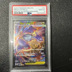 Pokemon TCG Mega Latias EX Sir 181/132 Holo Card Mega Evolution Series Psa 10 - Image 1