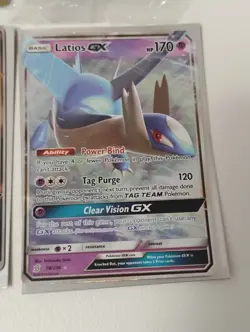 Pokemon Latios GX/Charizard GX/Sealed Pikachu/Cinderace/Lapras Promo Holo Cards - Image 2