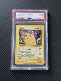 Pokemon TCG Classic Collection Pikachu Holo Card PSA 10 Gem Mint 008/034 - Image 2