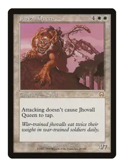 Jhovall Queen MTG Mercadian Masque Rare LP Lightly Played Single Card - Image 1