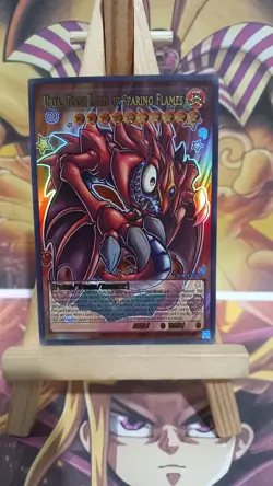 Cartes Toon Uria , Toon Lord Of Searing Flaes ACG Waifu Card Holo Anime Yug V3 - Image 1
