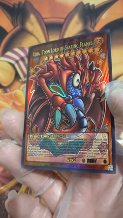 Cartes Toon Uria , Toon Lord Of Searing Flaes ACG Waifu Card Holo Anime Yug V3 - Image 2