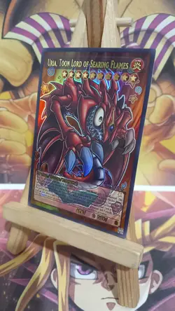 Cartes Toon Uria , Toon Lord Of Searing Flaes ACG Waifu Card Holo Anime Yug V3 - Image 3