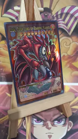 Cartes Toon Uria , Toon Lord Of Searing Flaes ACG Waifu Card Holo Anime Yug V3 - Image 4