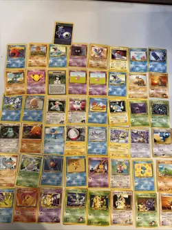 Pokemon Card Game Lot Vintage Card Lot Of 50 Some 1st Editions - Image 1