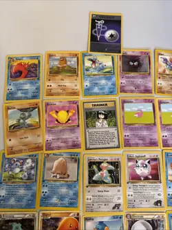 Pokemon Card Game Lot Vintage Card Lot Of 50 Some 1st Editions - Image 2