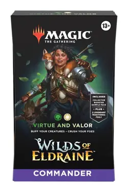 Wilds of Eldraine Commander Deck - Virtue and Valor MTG Brand New Sealed - Image 1