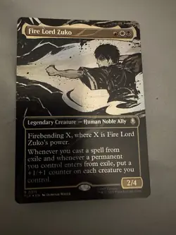 Fire Lord Zuko (Borderless Battle Pose) Avatar: The Last Airbender Foil - Image 1